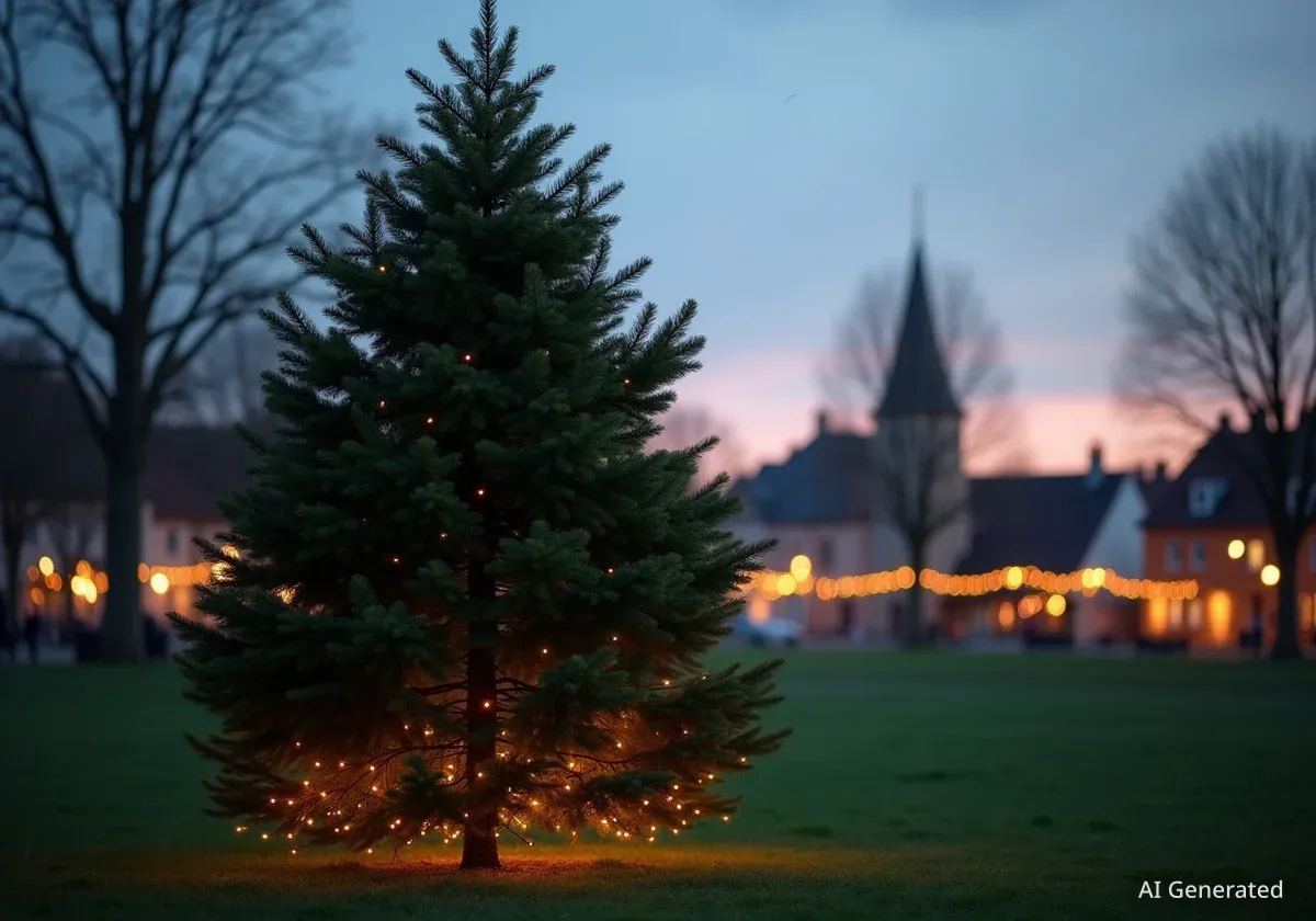 Ettingen sucht Tannenbaum für Weihnachtsbeleuchtung