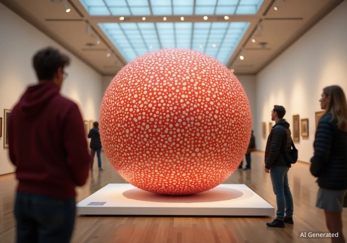Yayoi Kusama Retrospektive in der Fondation Beyeler