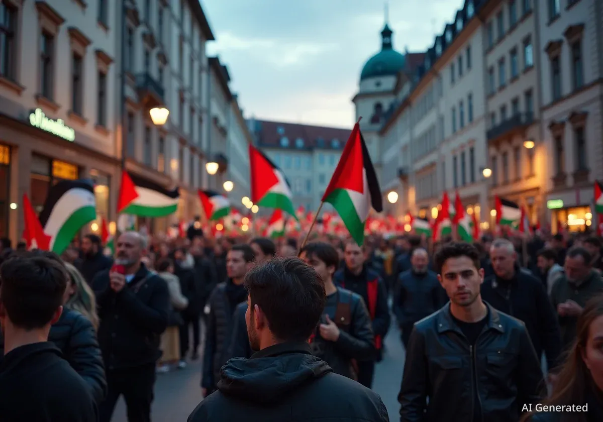 Unbewilligte Palästina-Demo in Basel eskaliert