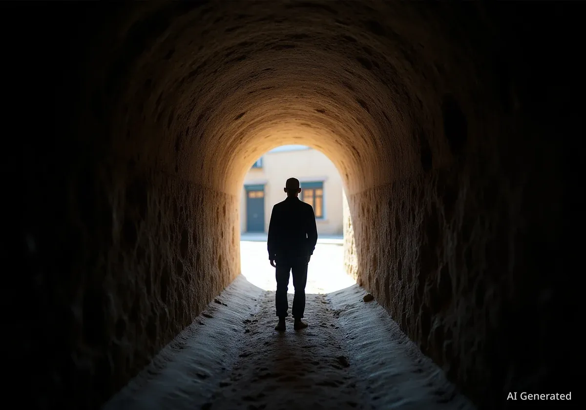 Hamas-Tunnel-Nachbildung in Basel erinnert an Geiseln