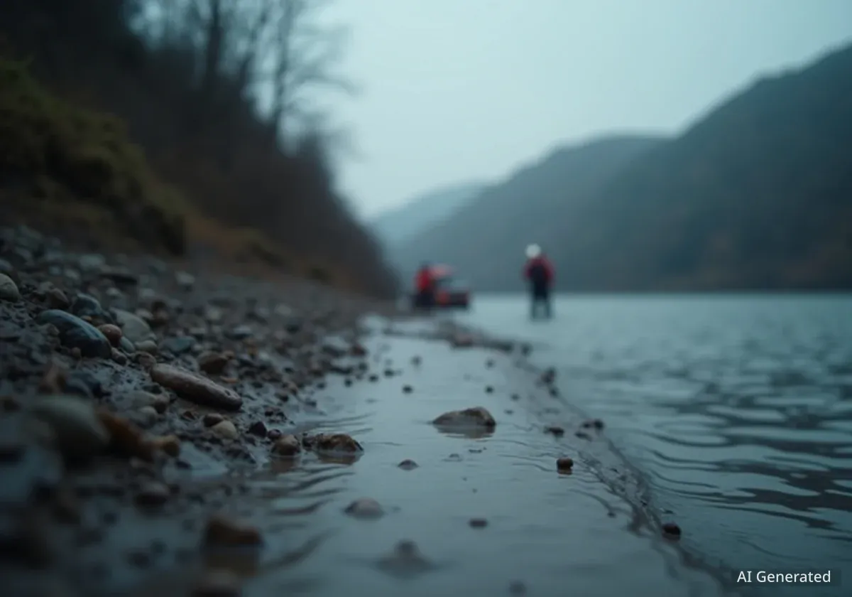 Motorfahrradfahrer stürzt in Rhein und verstirbt