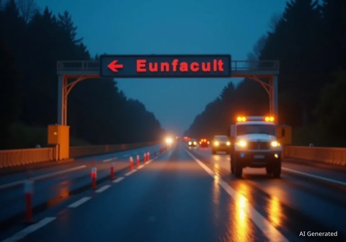 A2-Einfahrt Liestal Richtung Basel gesperrt