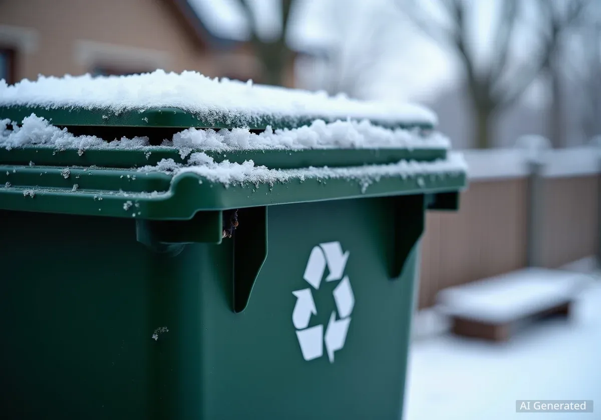 Gefrorener Bioabfall: Gemeinde gibt Tipps für den Winter