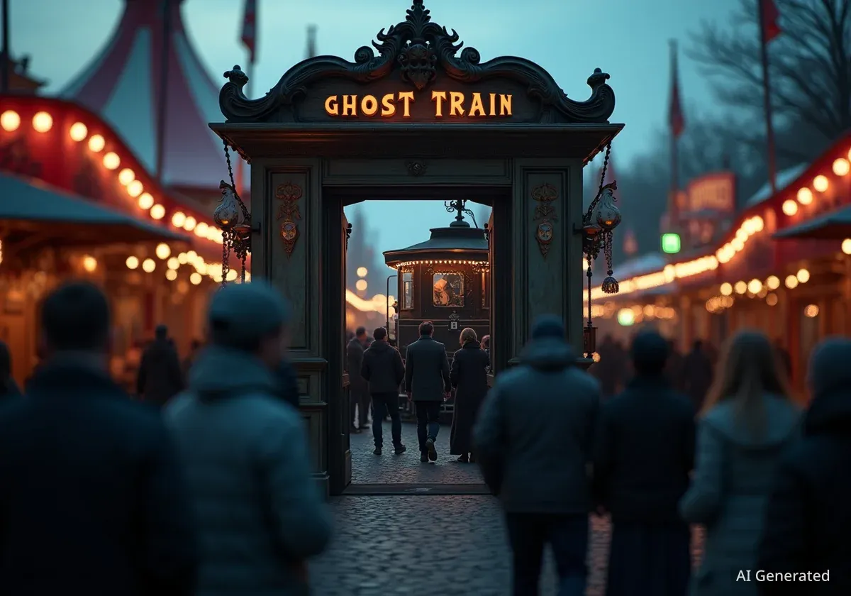 Die Rückkehr der Geisterbahn auf die Herbstmesse