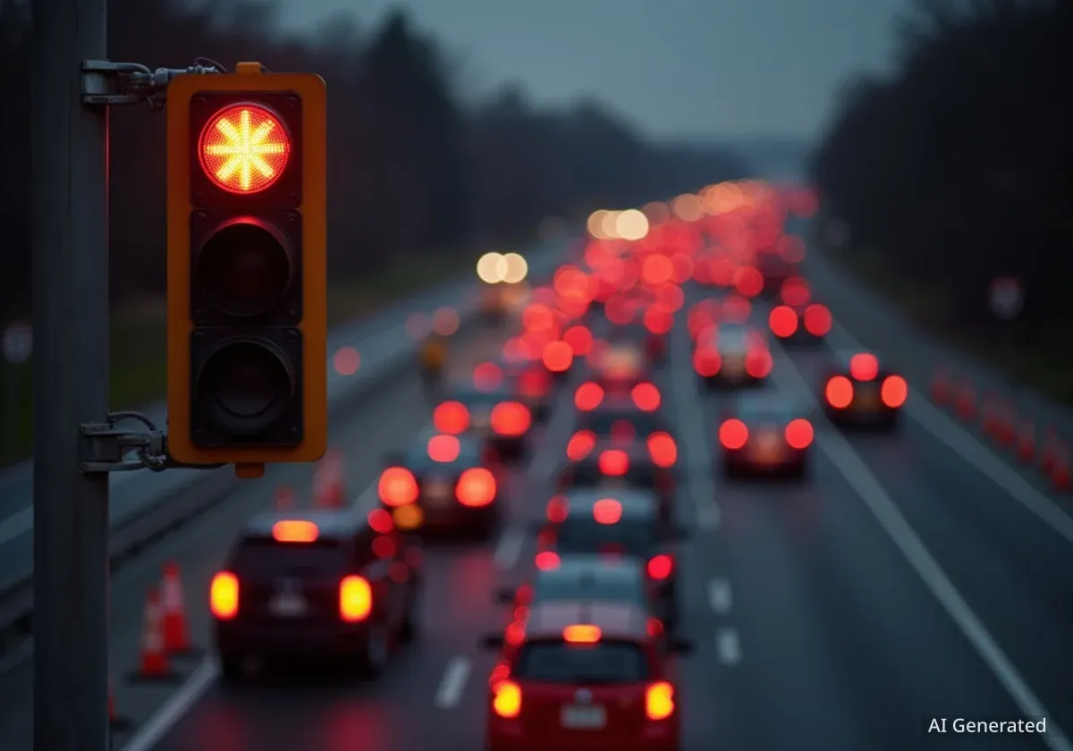 Verkehrschaos in Allschwil wegen Baustellen-Ampeln