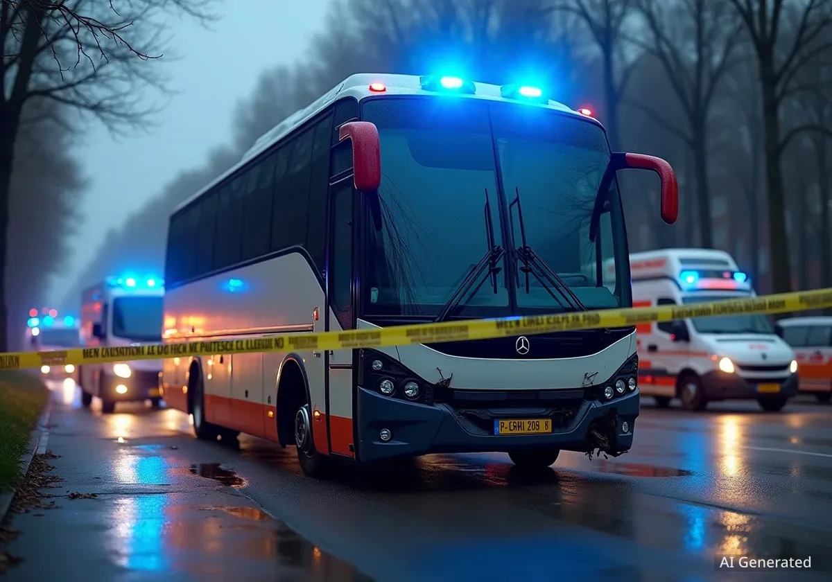 Tödlicher Busunfall in Weil am Rhein: Ermittlungen laufen