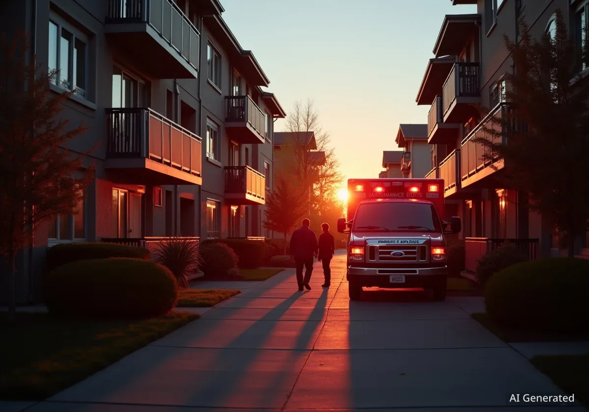 Brand in Therwiler Mehrfamilienhaus verletzt zwei Personen