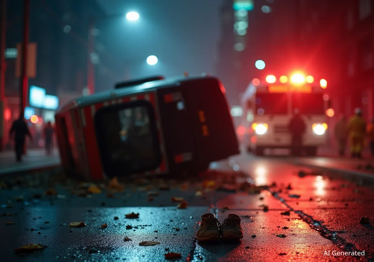 Busunfall in Weil am Rhein: Frau stirbt, Kind schwer verletzt