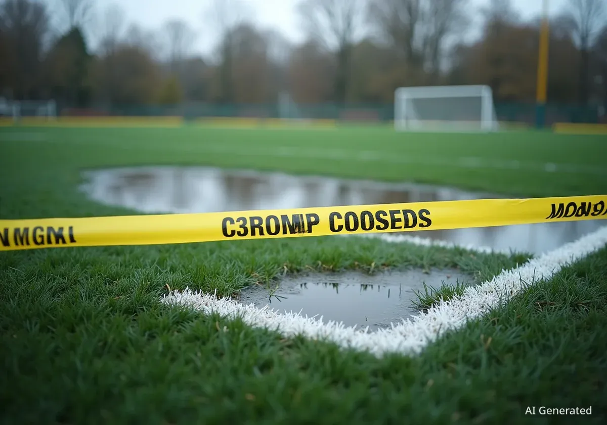 Neuer Kunstrasen im Rankhof bereits gesperrt