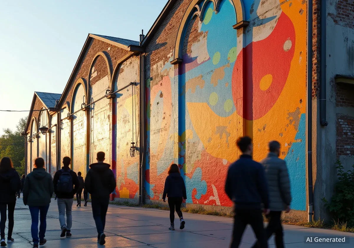 Vom Industrieareal zur Freiluftgalerie im Dreispitz