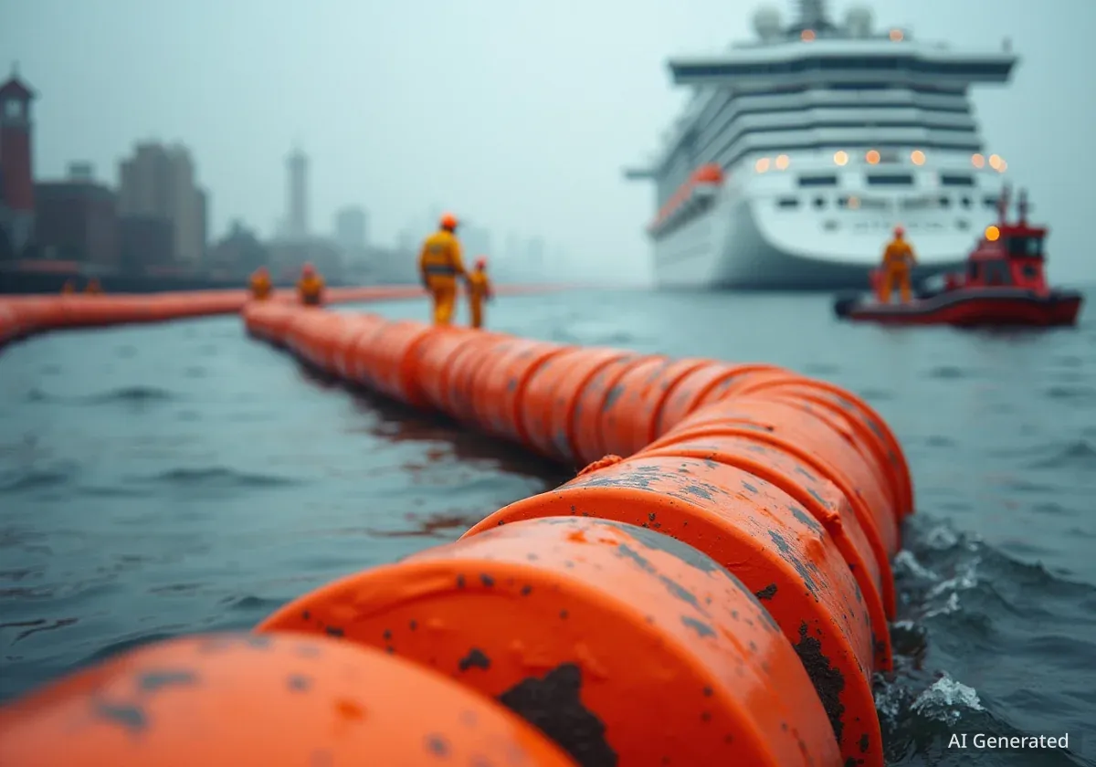Treibstoffleck im Basler Hafen St. Johann