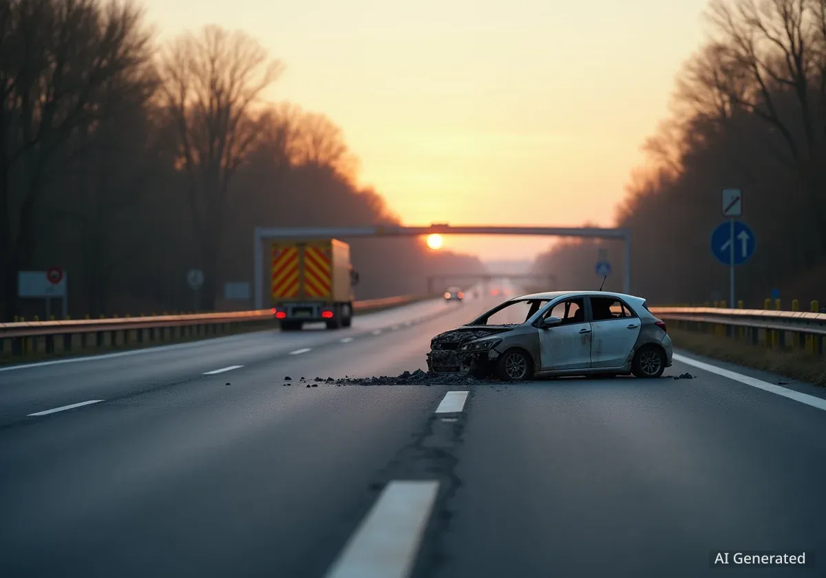 A5 nach Unfall bei Bühl in Richtung Basel gesperrt
