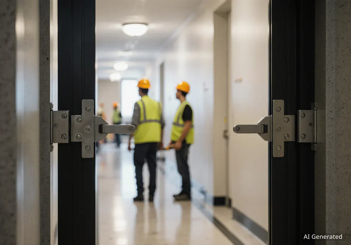 Basler Rathaus erhält neue Sicherheitstüren