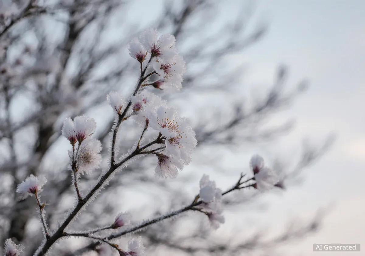 Temperatursturz in Basel beeinflusst Natur