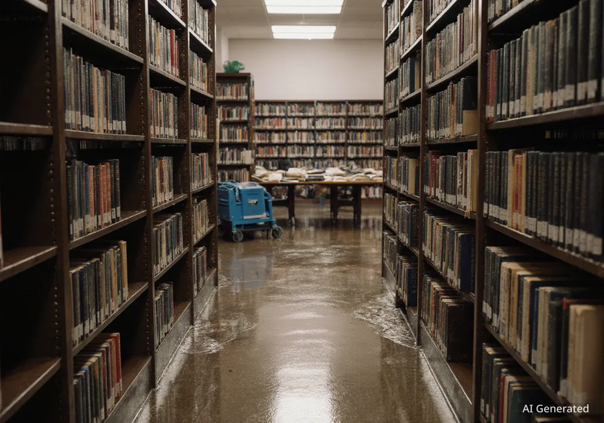 Wasserschaden in Basler Unibibliothek beschädigt 3000 Bücher