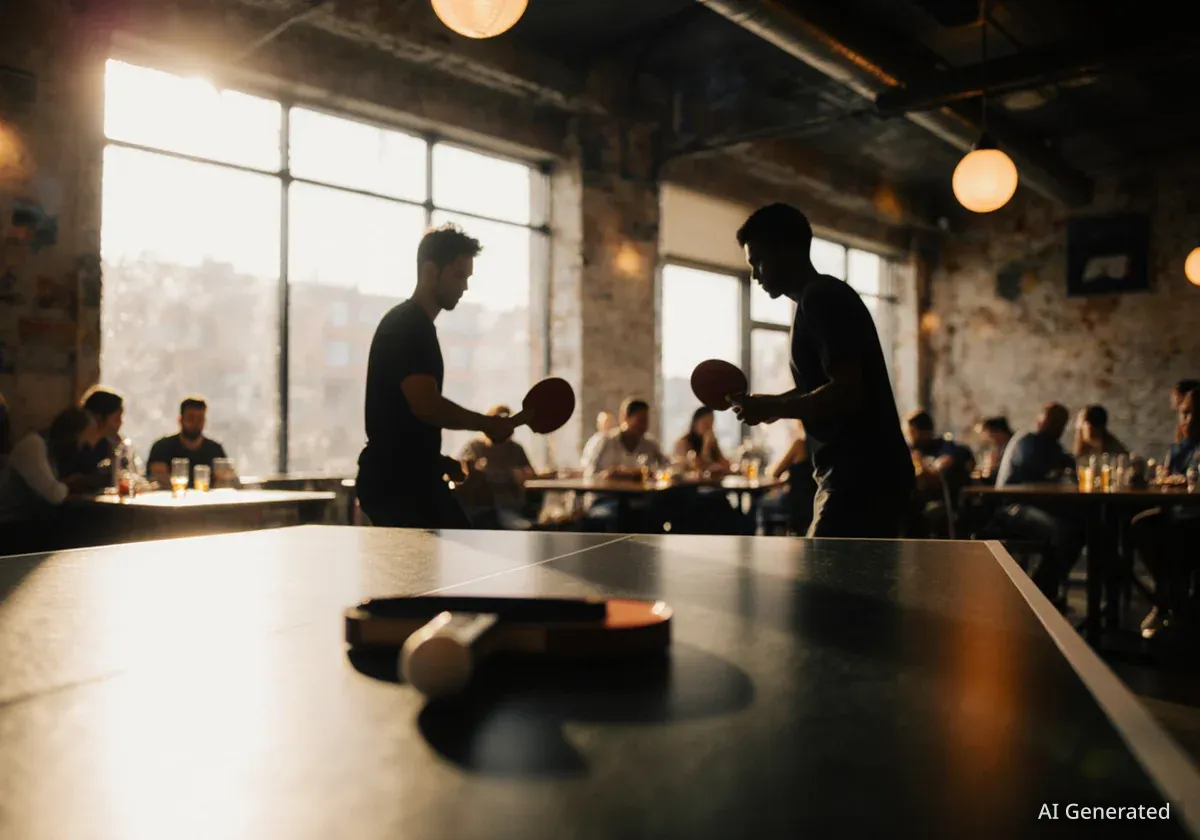 Neues Ping-Pong-Mekka im Volta Bräu eröffnet