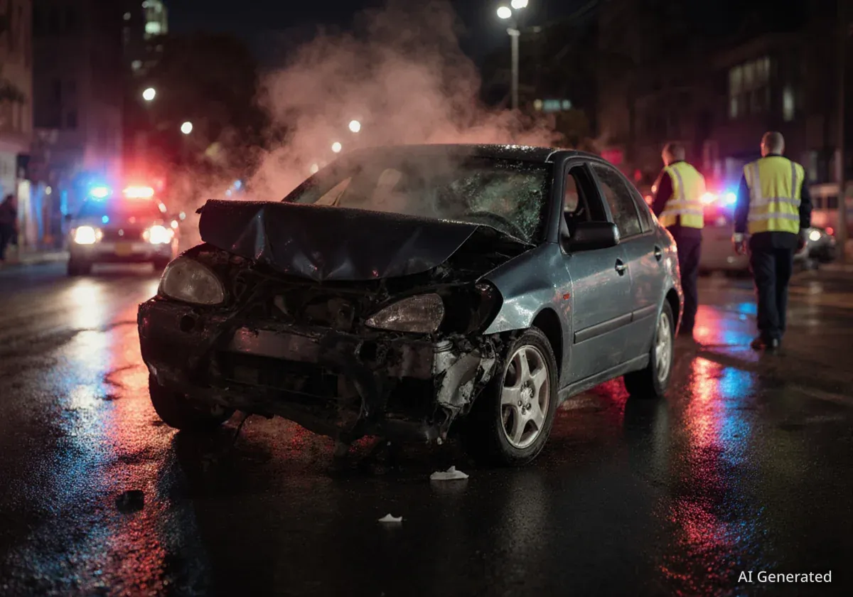 Betrunkener Autofahrer verursacht Unfallserie in Basel